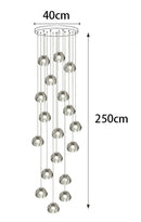 Axyaa Crystal Chandeliers: Modern LED Hanging Ceiling Lamp for Living Room Indoor Lighting