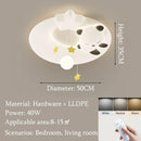 Axyaa Panda Bedroom LED Ceiling Lamp