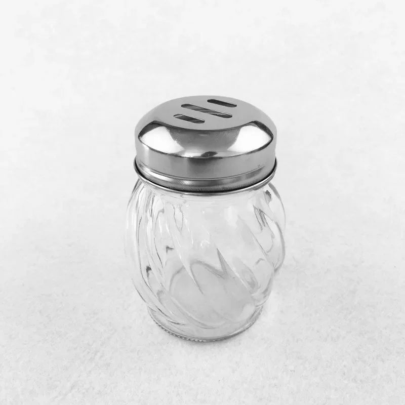 Axya Glass Seasoning Bottle Set for Kitchen, Barbecue & Pepper Flavor