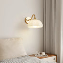 Axyaa Nordic Copper Wall Lamp: Luxury LED Light for Living Room, Bedroom, Corridor