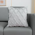 Axyaa Fluffy Diamond Embroidery Cushion Cover for Home Decor - 30x50cm 45x45cm