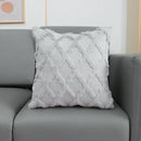 Axyaa Fluffy Diamond Embroidery Cushion Cover for Home Decor - 30x50cm 45x45cm