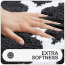 Luxury Axyaa Bath Mat Soft Microfiber Rug Anti-slip Shower Carpet Rugs
