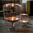 Axyaa Glass Table Lamp: Czech Designer Desk Light for Bedroom, Study, Living Room