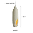 Axyaa Nordic Water Bottle Shaped Pendant Lamps 63cm High for Bedroom & Restaurant