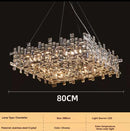 Axyaa Crystal Luxury Pendant Light for Living & Dining Room