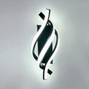 Modern LED Wall Sconce Light Dimmable Twist Design by Axyaa