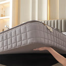 Axyaa Quilted Mattress Protector Cover with Zipper Closure - Luxury Soft Bed Sheet