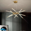 Axyaa Modern Simple Living Room Pendant Lights Fashion Chandelier Loft Decor