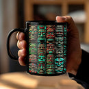 Mayan Style Stone People Ceramic Mug by Axyaa - History Lover's Gift