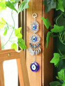 Axyaa Boho Evil Eye Metal Wall Decor Hanging Pendant Art Ornament