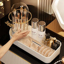 Axyaa Acrylic Makeup Organizer Storage Box for Brushes, Table Dust-proof Rack