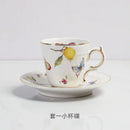 Axyaa European Lemon Ceramic Dinner Plate Set for Home Dining