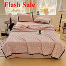 Axyaa Wrinkled Yarn Xia Liang Quilt Hepburn Wind Lace Quilt