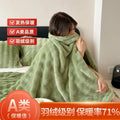 Axyaa Rabbit Fur Blanket: Luxury, Thickened, Office Shawl, Sofa, Small Quilt