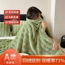 Axyaa Rabbit Fur Blanket: Luxury, Thickened, Office Shawl, Sofa, Small Quilt