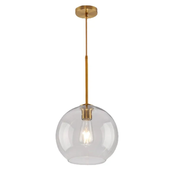 Axyaa Nordic Glass Pendant Lights: Modern, Vintage, Industrial Hanging Lamp