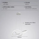Axyaa LED Chandelier: Modern Dimmable Lighting for Home, Hotel, Living Room