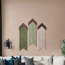 Axyaa Macrame Wall Hanging Shelf: Boho Wood Decor for Home, Bedroom, Living Room