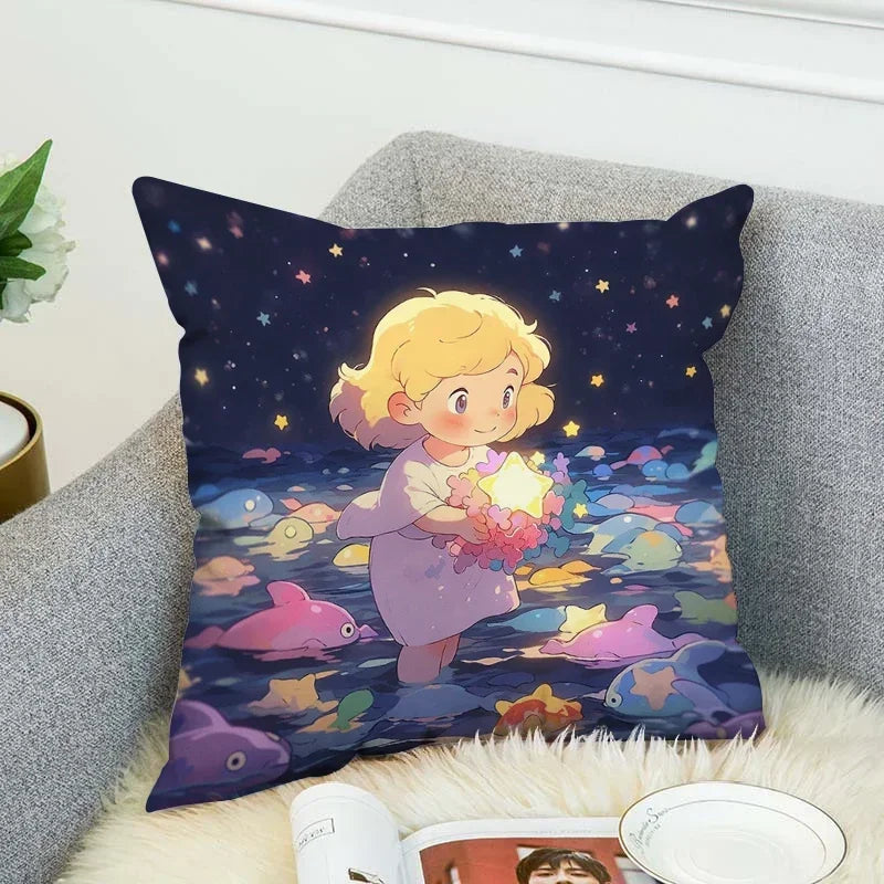 Axyaa Star Girl Anime Body Pillow Cover for Stylish Home Decor