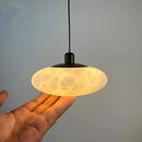 Axyaa Spanish Marble Black Pendant Light - Nordic Design, LED for Home, Restaurant & Study