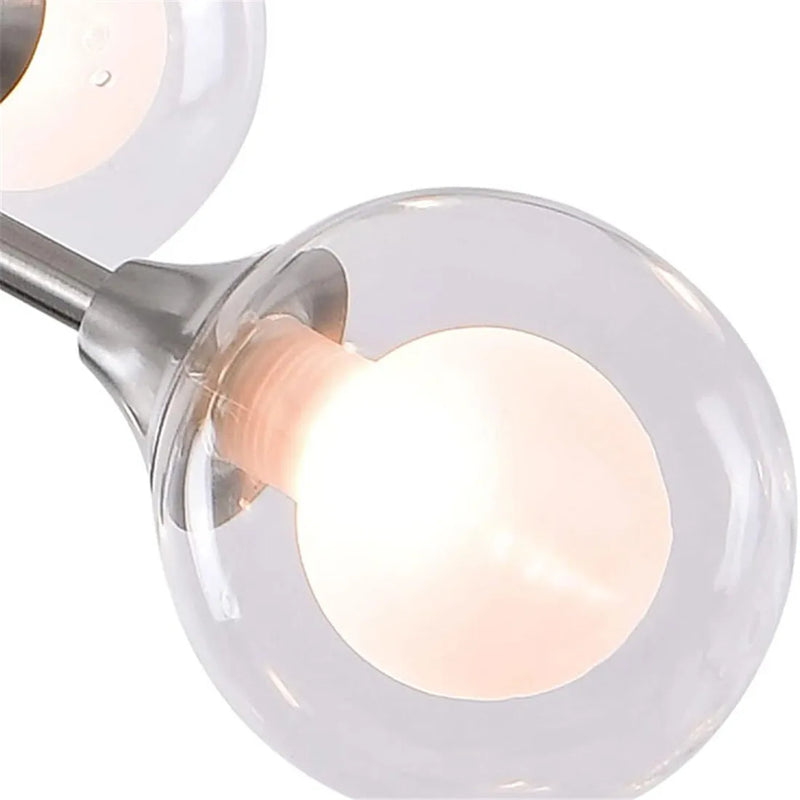 Axyaa Clear White Glass G9 Globe Shade Replacement in Various Sizes