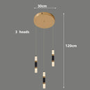 Axyaa Nordic Stair Chandelier Pendant Lights Living Dining Room Ceiling Light Indoor Lighting