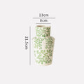 Ceramic Blue White Porcelain Vase for Home Decoration by Axyaa