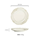 Axyaa Vintage Ceramic Double Ear Salad Bowl for Restaurant and Home