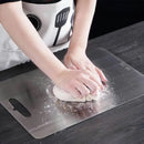 Axyaa Stainless Steel Kitchen Chopping Board with Dual-Sided Panel for Dough, Fruit, Meat