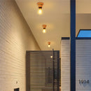 Axyaa Wooden Ceiling Light: Modern Nordic Style Home Decor Lamp