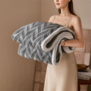 Axyaa Flannel Warm Blanket: Soft, Cozy, Multi-Purpose Sofa Blanket for Spring/Autumn