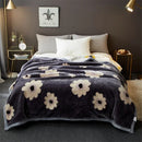 Axyaa Raschel Plush Warm Blanket 1PC 150/180/200cm - Thick & Cozy