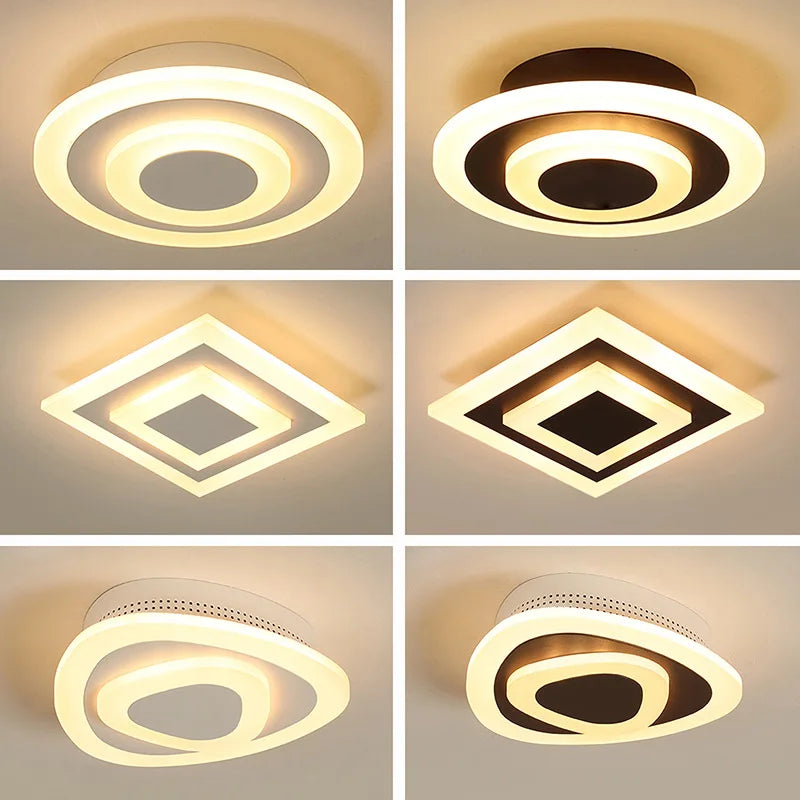 Axya Minimalist LED Ceiling Light for Home Decor in Living Room Bedroom Kitchen