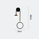 Axyaa Modern Minimalist LED Wall Lamp for Bedroom Stairwell Aisle