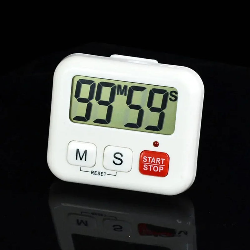 Axyaa Digital Kitchen Countdown Timer: Loud Alarm, Large LCD Display, Magnetic