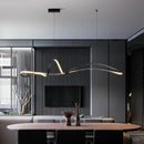 Axyaa LED Pendant Light: Modern Nordic Style for Living Room, Bar, Study - Home Fixtures