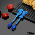 Axyaa Stainless Steel Cartoon Couple Coffee Spoon Set