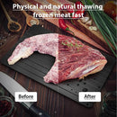 Axyaa Quick Thaw Plate: Fast Thawing for Frozen Food, Meat, Fruit - Kitchen Gadget