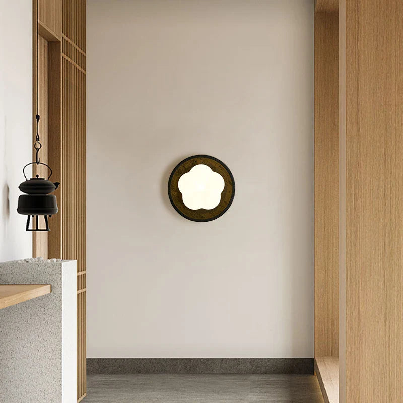 Axyaa White PVC Pumpkin LED Wall Lamps - Modern Nordic Living Room Decor