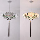 Axya Hand Drawn Flower Pendant Lights, Retro Style for Home Decor