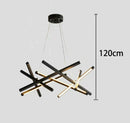 Axyaa Crystal Chandelier Stair Pendant Lamp Living Room Interior Lighting