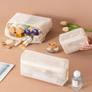 Axyaa Mesh Storage Bag: Portable, Quick Drying Skincare & Makeup Organizer