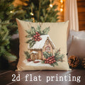Axyaa Christmas Pillow Covers: Cute & Festive Pattern for Sofa, Bedroom, Car