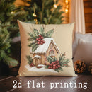 Axyaa Christmas Pillow Covers: Cute & Festive Pattern for Sofa, Bedroom, Car