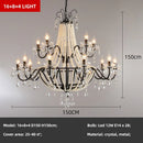 Axyaa Crystal LED Chandelier Pendant Lights for Home Decor