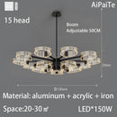 Scandinavian Luxury Chandelier by Axyaa for Living Room Decor