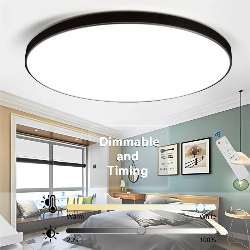 Axyaa Smart LED Ceiling Chandelier for Modern Living Room Lighting