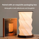 Axyaa Rotating Wood Bedside Lamp with Wireless Charger & Soft Glow Modes