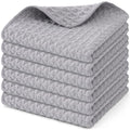 Axyaa Microfiber Waffle Kitchen Towels - Ultra Absorbent Cleaning Rags